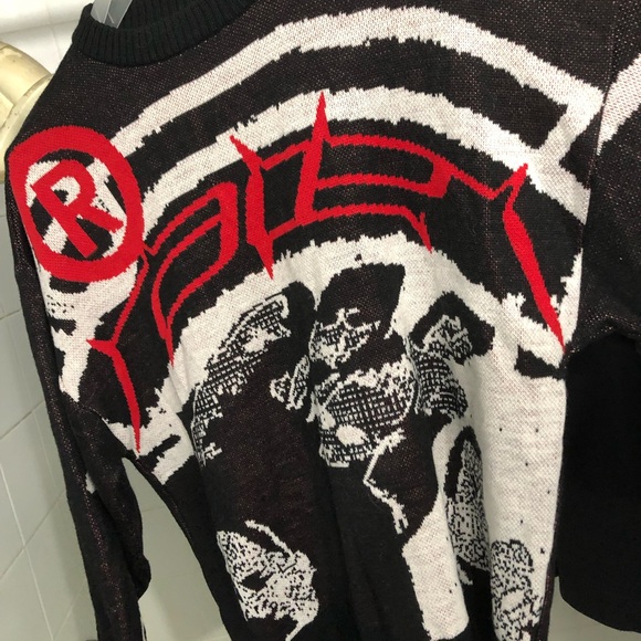 Limited edition  chic luxe Racer Worldwide racer sweater size m unisex - Picture 4 of 5